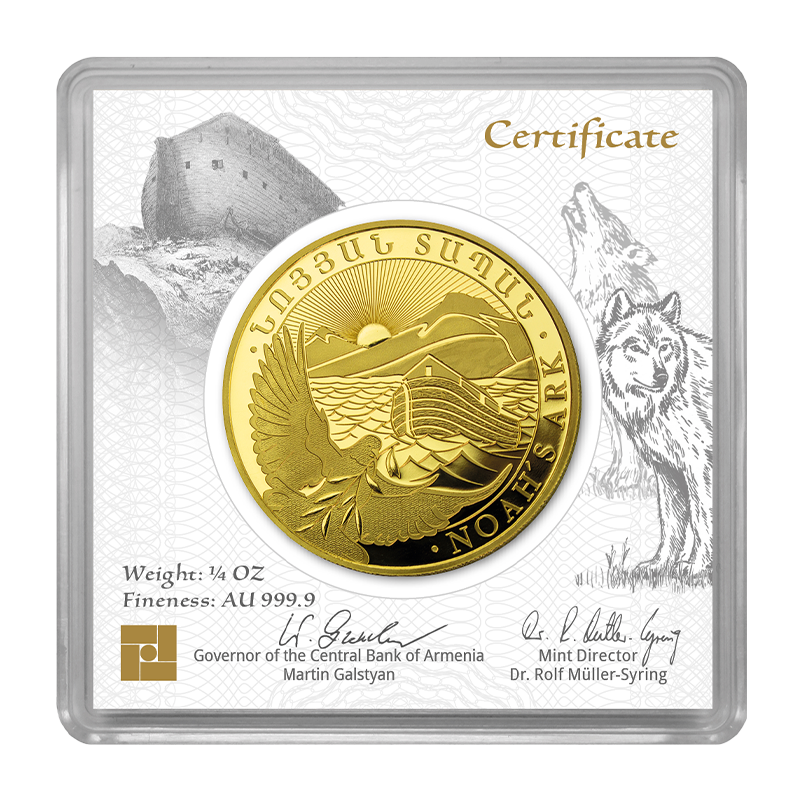 Arche Noah 2026 - Armenien 1/4 oz Goldmünze