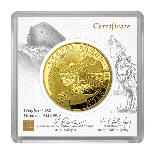 Arche Noah 2026 - Armenien 1/4 oz Goldmünze