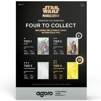 5 g Münznote - Star Wars™ - The Mandalorian™ - Din Djarin™ - Blind Box - 2026