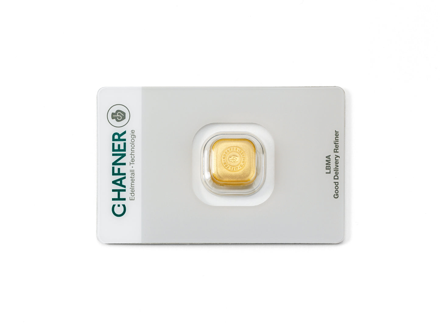 1 Oz Goldbarren C.Hafner gegossen