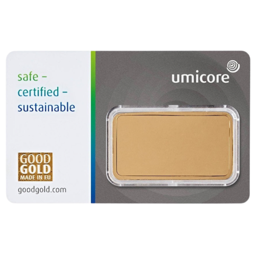 1 Unze Goldbarren Umicore