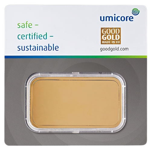 100g Goldbarren Umicore
