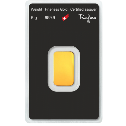 5g Goldbarren Argor Heraeus