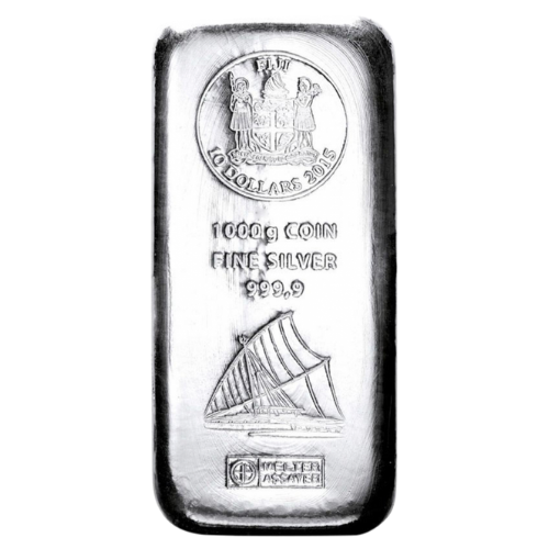 1 kg Silber Fiji Münzbarren (Argor Heraeus)
