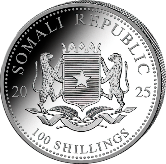 1 Unze Silber Somalia Elefant 2025