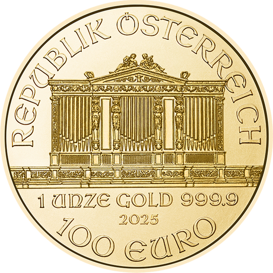 1 Unze Gold Wiener Philharmoniker 2025