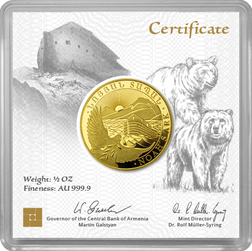 1/2 Unze Gold Arche Noah 2025 (Auflage: 25.000)