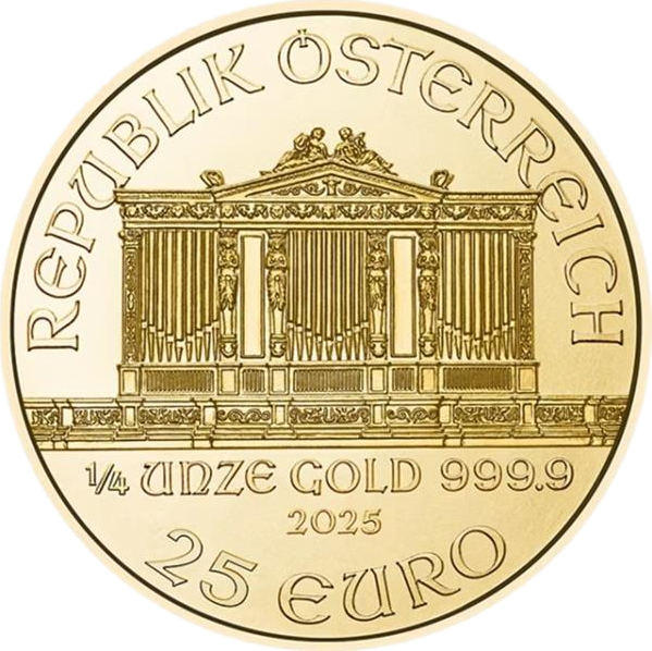 1/4 Unze Gold Wiener Philharmoniker 2025