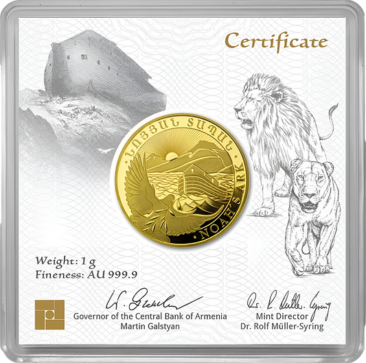 1g Gold Arche Noah 2025 (Auflage: 25.000)