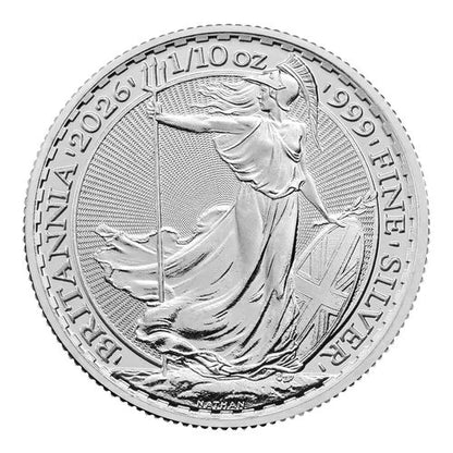 1/10 Unze Silber Britannia 2026