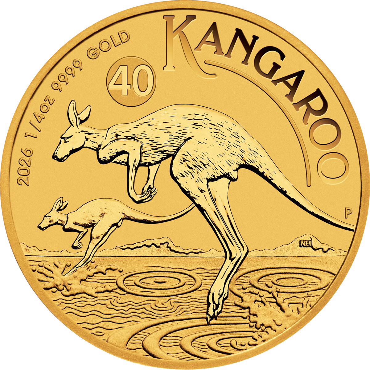 1/4 Unze Gold Känguru Nugget 2026
