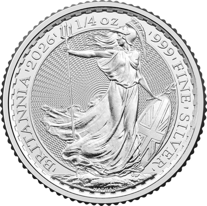 1/4 Unze Silber Britannia 2026
