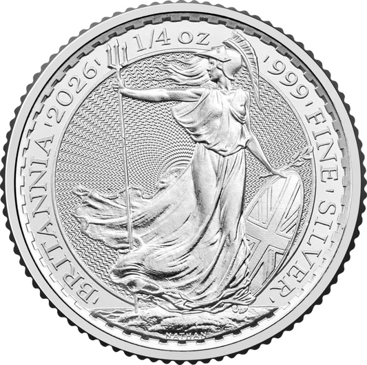 1/4 Unze Silber Britannia 2026