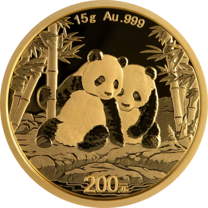 15g Gold China Panda 2026