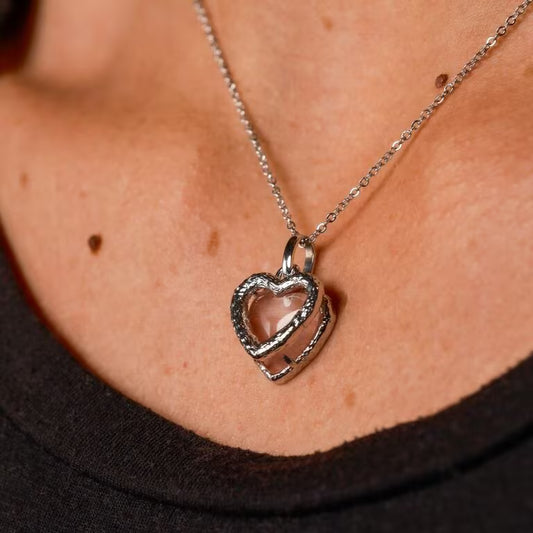 Amorance Halskette (Quarz/Silber)