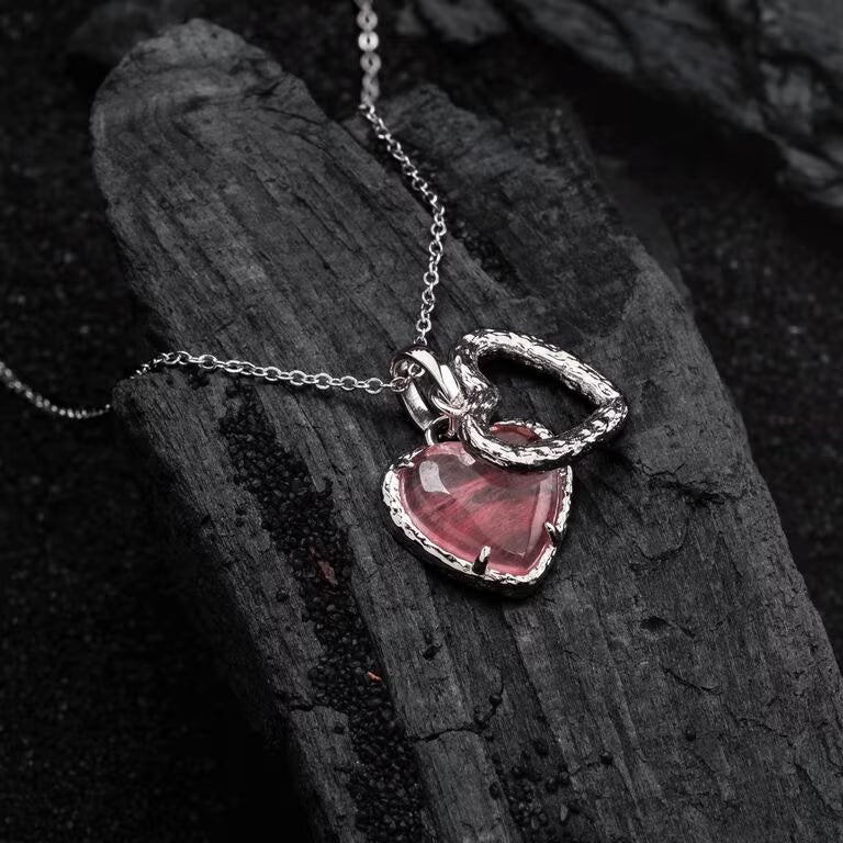 Amorance Halskette (Quarz/Silber)