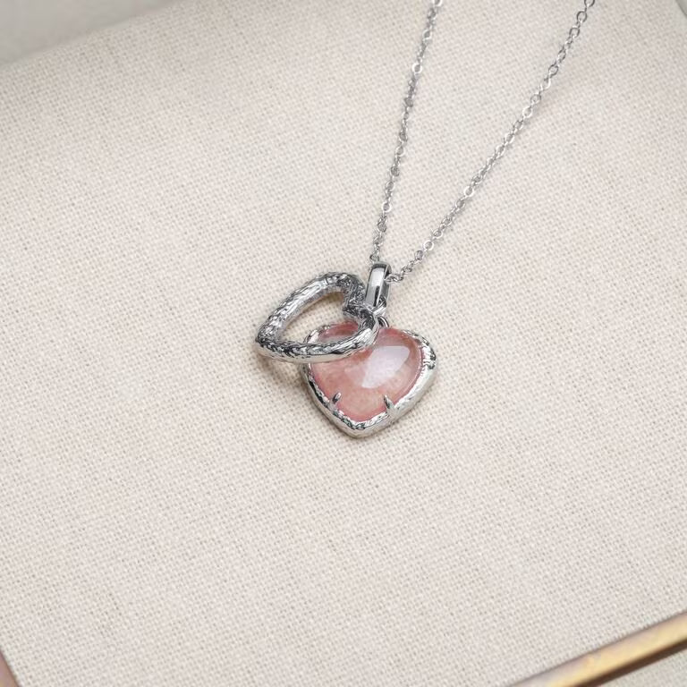 Amorance Halskette (Quarz/Silber)