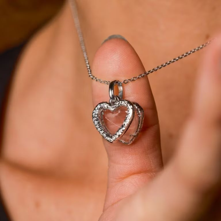 Amorance Halskette (Quarz/Silber)