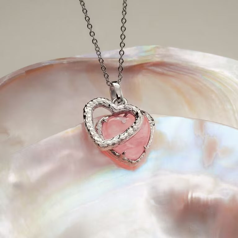 Amorance Halskette (Quarz/Silber)
