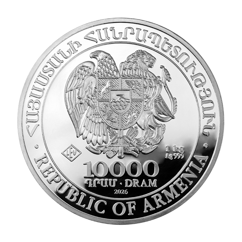 Arche Noah 2026 - Armenien 1 kg Silbermünze