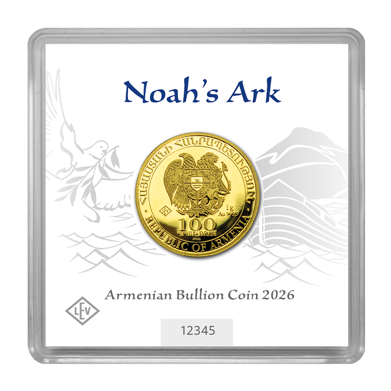 Arche Noah 2026 - Armenien 1 g Goldmünze