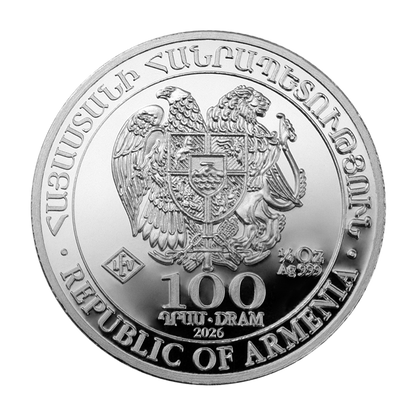 Arche Noah 2026 - Armenien 1/4 oz Silbermünze