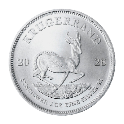 Krügerrand 2026 - Südafrika 1 oz Silbermünze