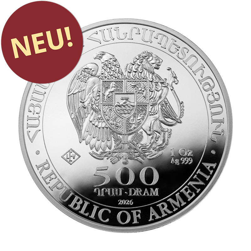 Arche Noah 2026 - Armenien 1 oz Silbermünze