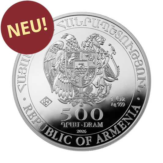 Arche Noah 2026 - Armenien 1 oz Silbermünze