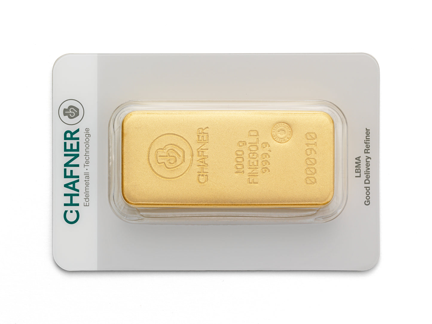 1kg Goldbarren C.Hafner