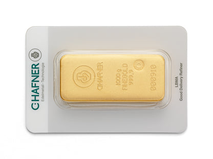 1kg Goldbarren C.Hafner