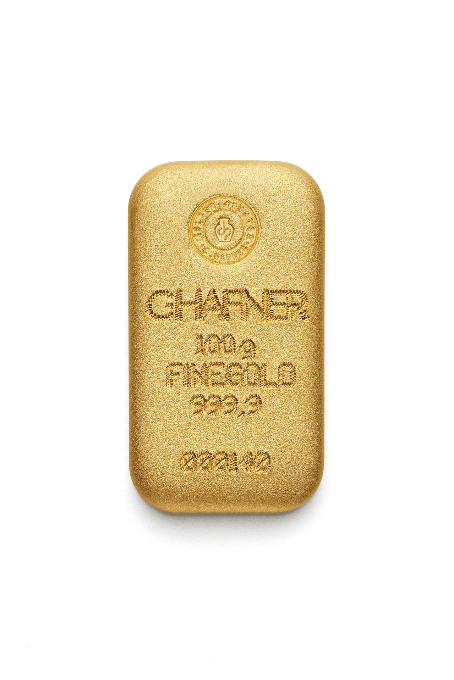 100g Goldbarren C.Hafner gegossen