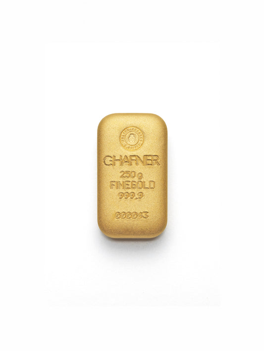 250g Goldbarren C.Hafner