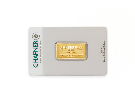 5g Goldbarren C.Hafner