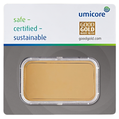 100g Goldbarren Umicore