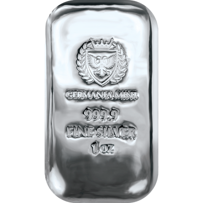 1 Unze Silberbarren Germania Mint