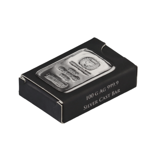100g Silberbarren Germania Mint