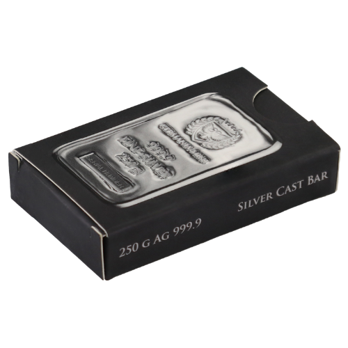 250g Silberbarren Germania Mint