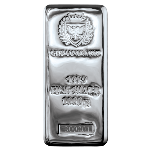 1 kg Silberbarren Germania Mint