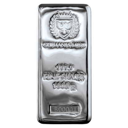 1 kg Silberbarren Germania Mint