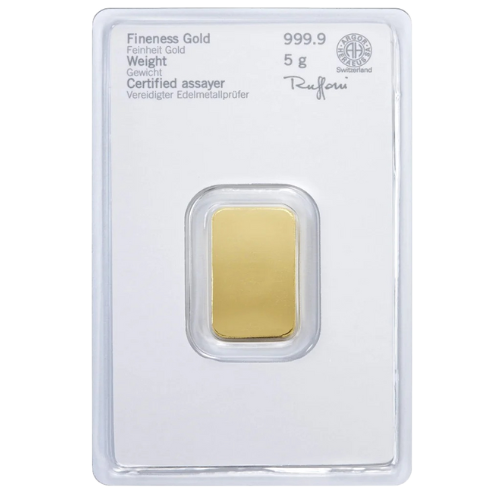 5g Goldbarren Heraeus