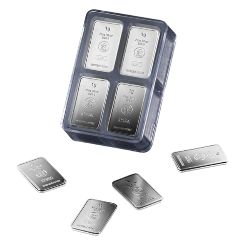 100 x 1g Silber Heimerle und Meule UnityBox