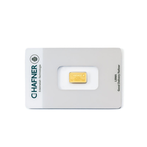 1 Oz Goldbarren C.Hafner