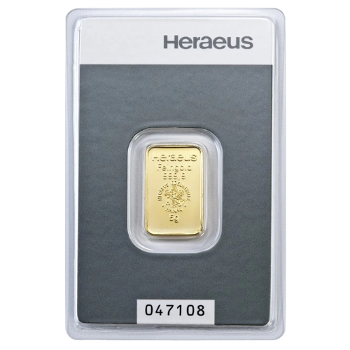 5g Goldbarren Heraeus