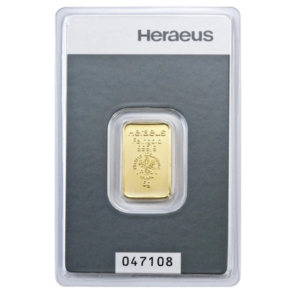 5g Goldbarren Heraeus