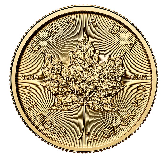 Maple Leaf 2026 - Kanada 1/4 oz Goldmünze