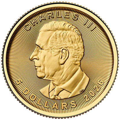 Maple Leaf 2026 - Kanada 1/10 oz Goldmünze