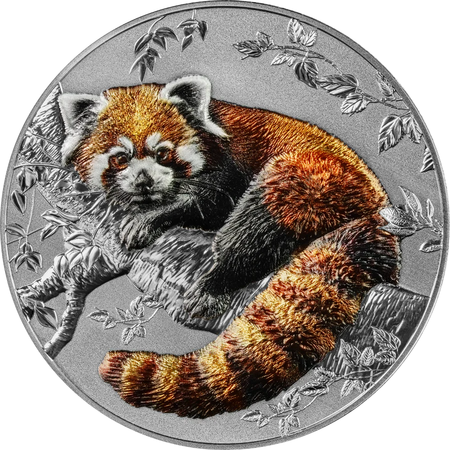 Germania Mint Niue 2025 – Red Panda 2 oz Silver