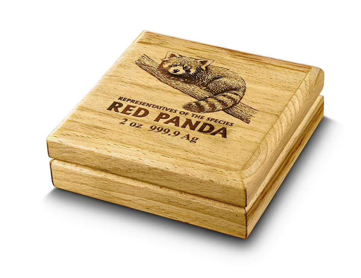 Germania Mint Niue 2025 – Red Panda 2 oz Silver