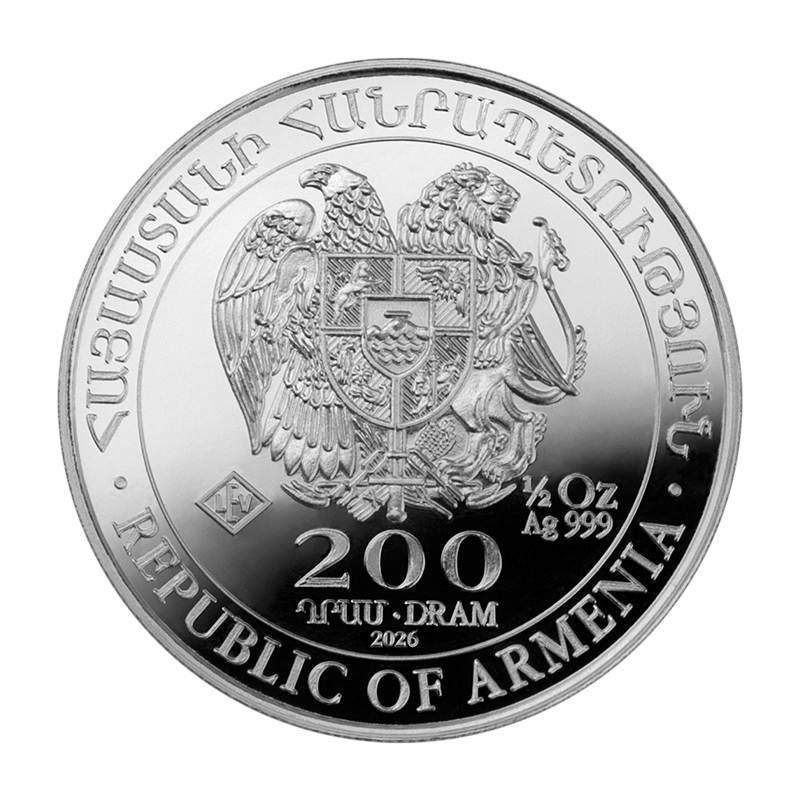 Arche Noah 2026 - Armenien 1/2 oz Silbermünze
